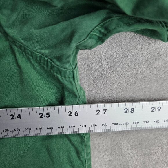 Mens Magellan Outdoors Green Shirt Button Up Short Sleeve 100% Cotton Size 2XL - Picture 4 of 6